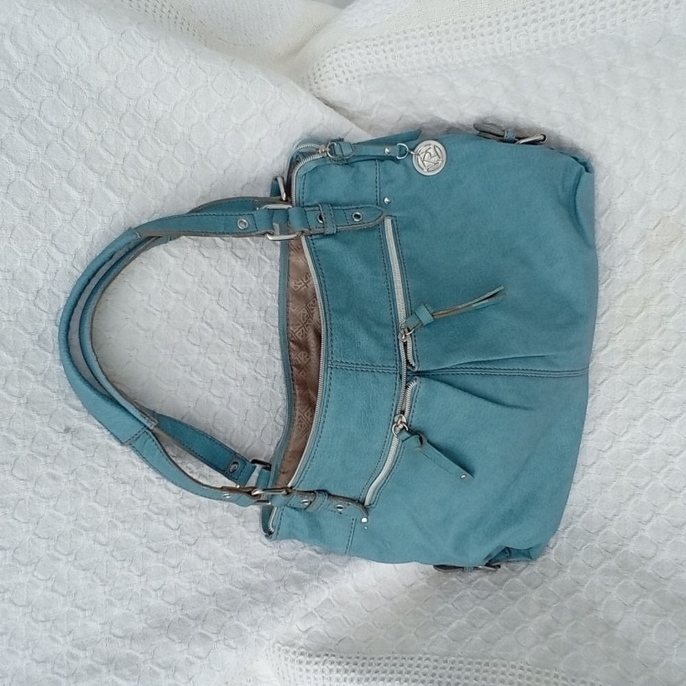 Relic light blue satchel